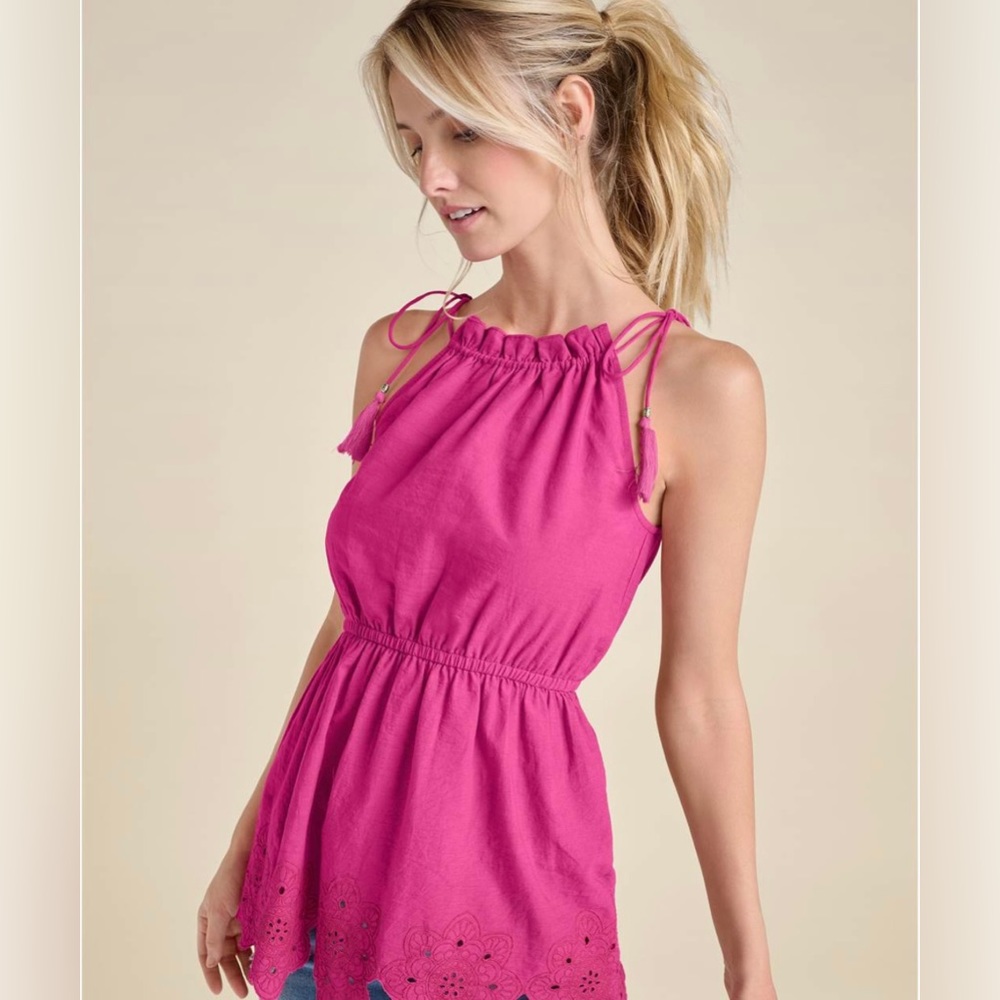 Venus Embroidered Detail Top